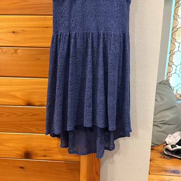 Anthropologie Leifnotes stretch lace high-low dress - Picture 4 of 10